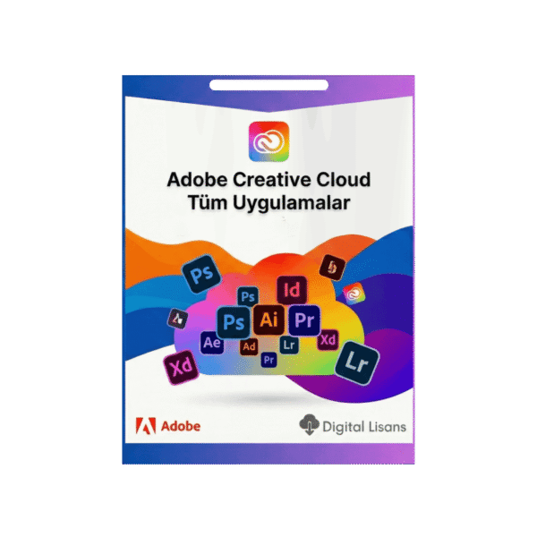 Adobe Creative Cloud tüm uygulamalar Enterprise abonelik (6 AY)