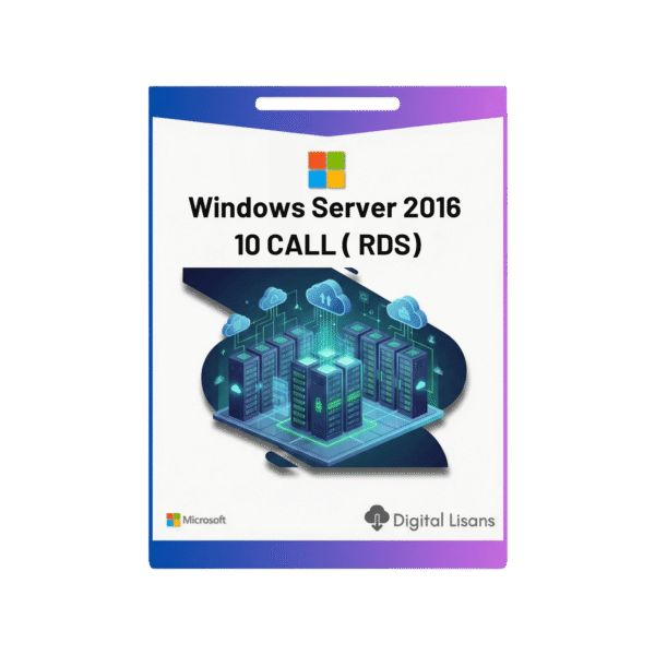 Windows Server 2016 Standard Remote Desktop Services device 10 Dijital Lisans